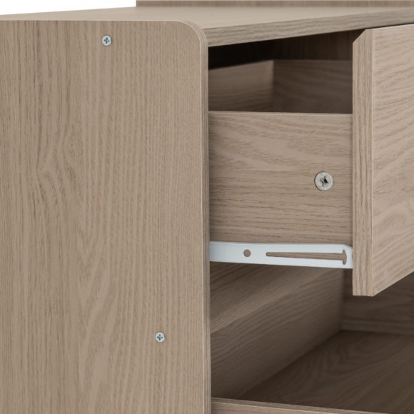 Seconique Paris 4 Drawer Chest Smoked Ash Effect