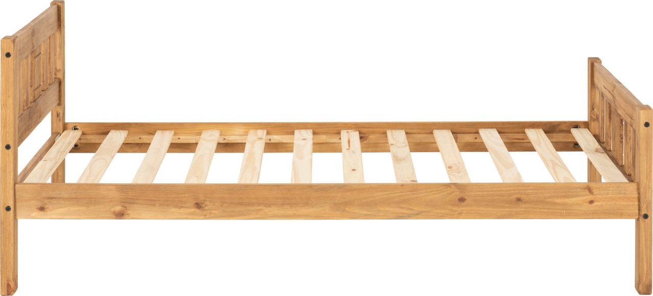 Seconique Rio 3' Bed Distressed Waxed Pine