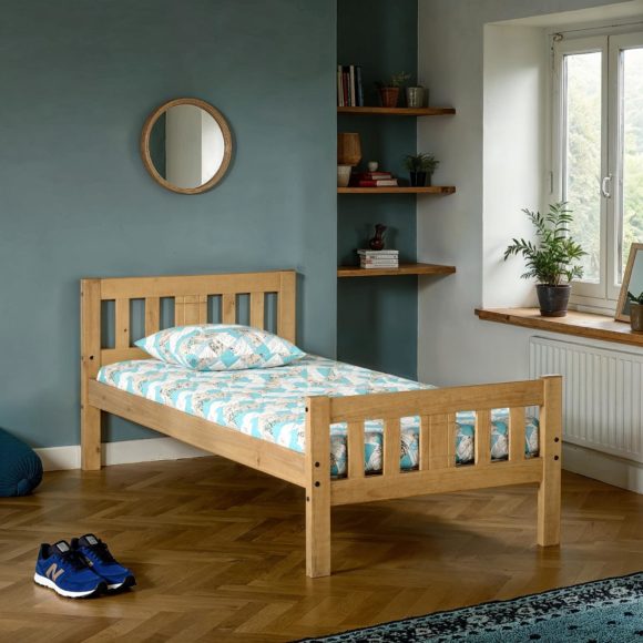 seconique Rio 3' Bed Distressed Waxed Pine