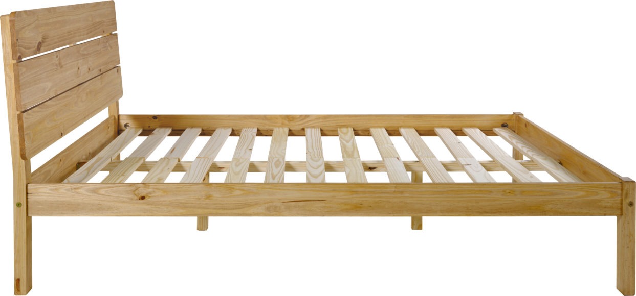 Seconique Ronan 4'6" Bed Waxed Pine