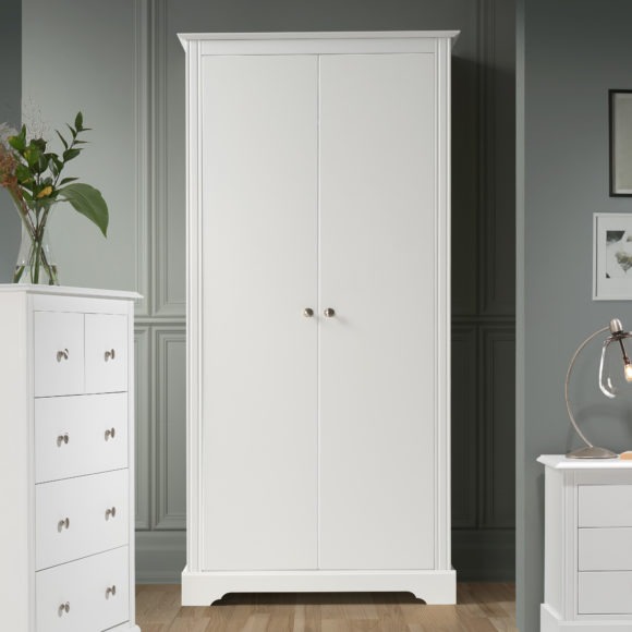 Seconique Stratford 2 Door Wardrobe White