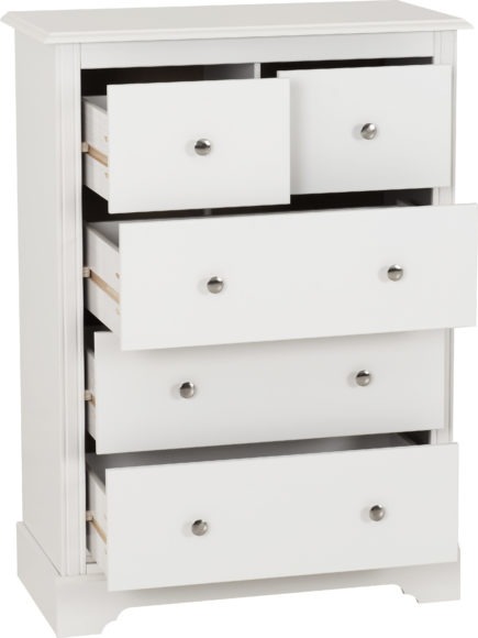 Seconique Stratford 3+2 Drawer Chest White
