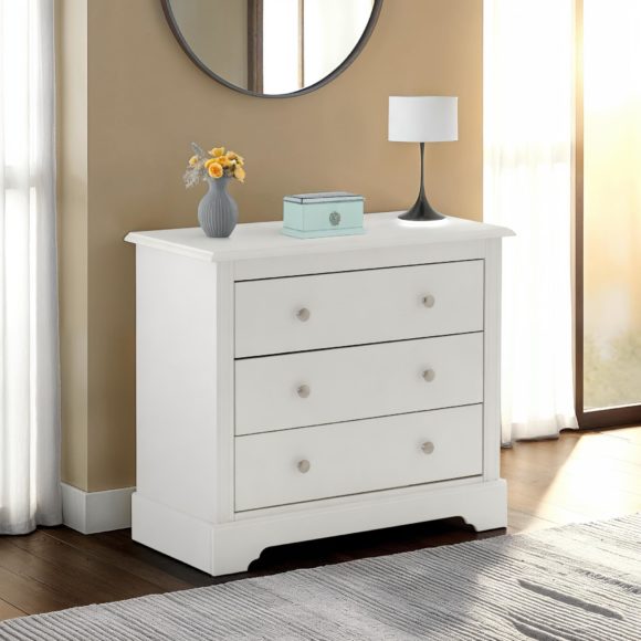 seconique Stratford 3 Drawer Chest White