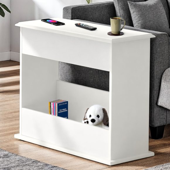 seconique Stratford Sofa End Table White