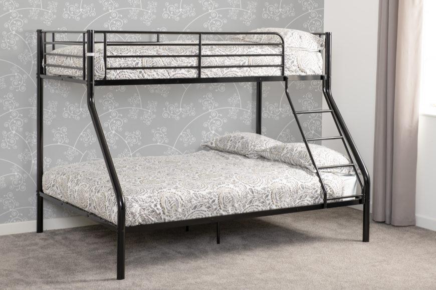 Seconique Tandi Triple Sleeper Bunk Bed Black