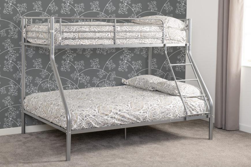 Seconique Tandi Triple Sleeper Bunk Bed Silver