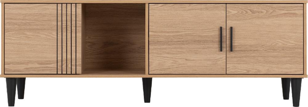 Seconique Tessa TV Cabinet Natural Oak Effect