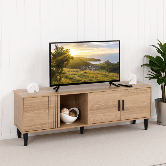 seconique Tessa TV Cabinet Natural Oak Effect