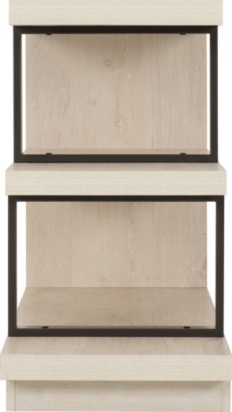 Seconique Turin TV Stand Light Oak Effect/Black