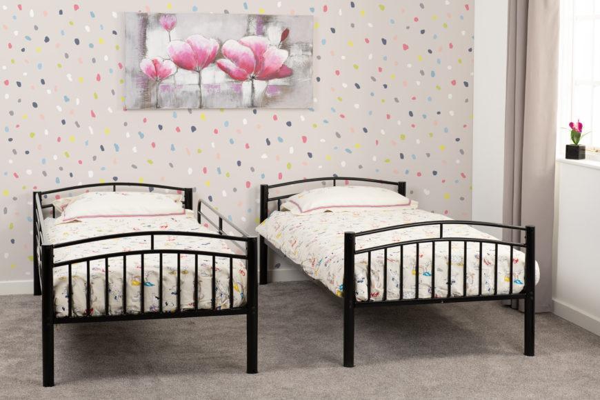 Seconique Ventura 3' Bunk Bed Black