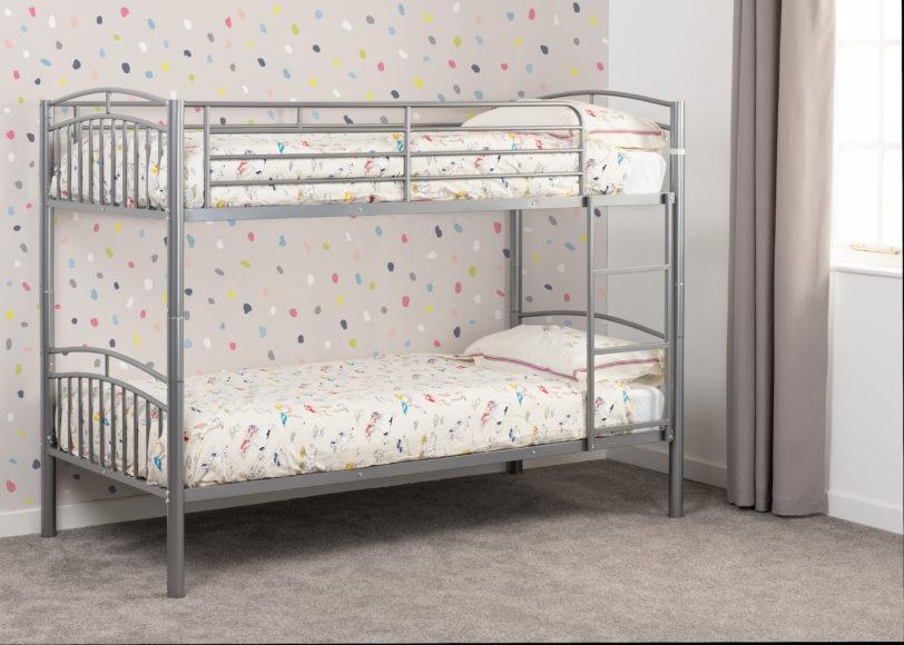 Seconique Ventura 3' Bunk Bed Silver