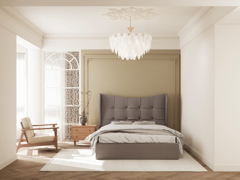 Seconique Verona Ottoman 5' Bed Brown Fabric