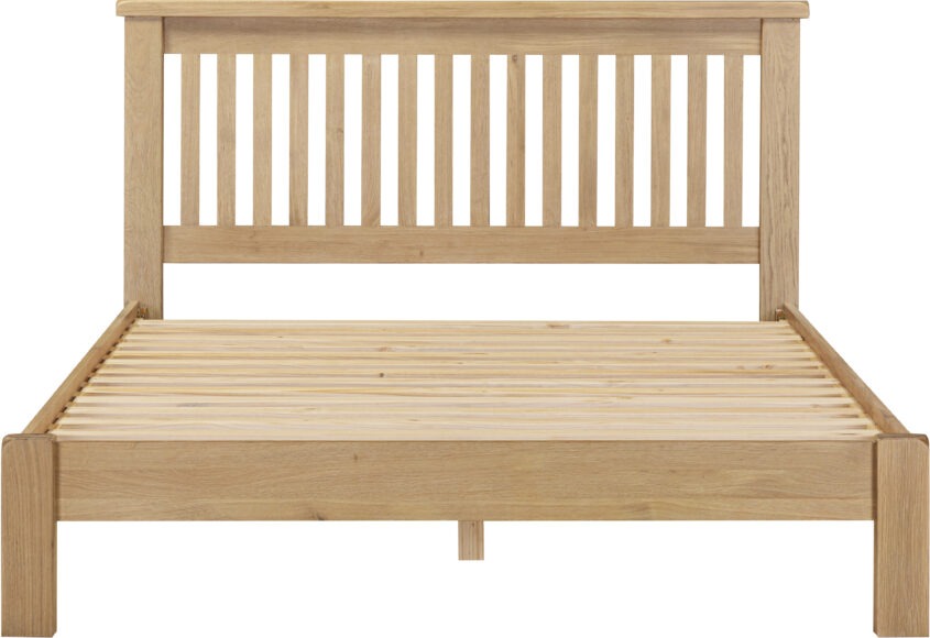 Seconique Windsor 5' Bed Low Foot End Natural Oak