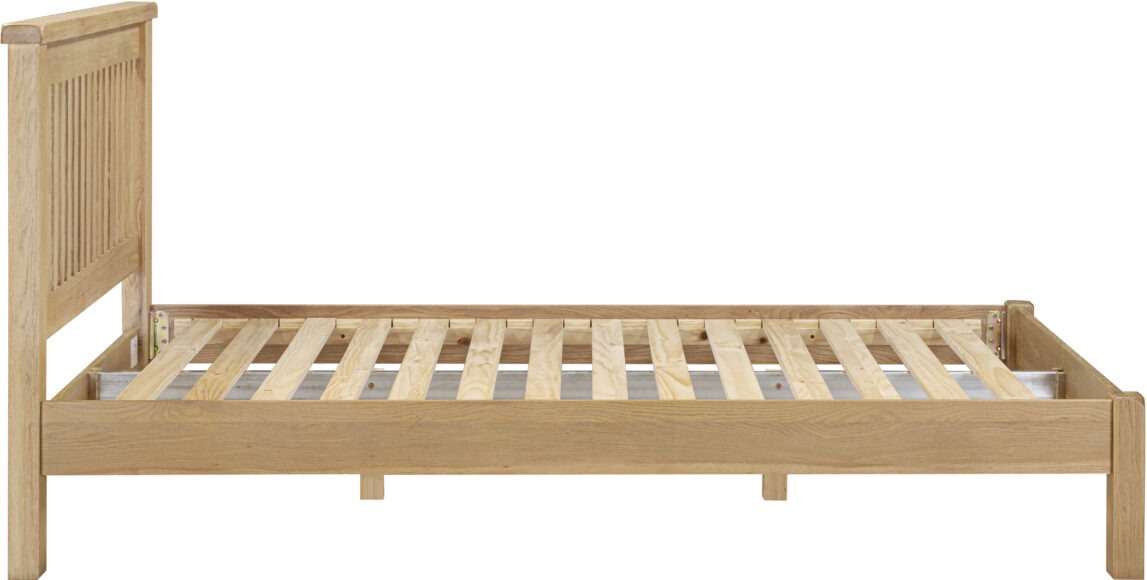 Seconique Windsor 5' Bed Low Foot End Natural Oak