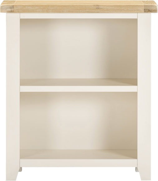 Seconique Windsor Low Bookcase Ivory/Oak