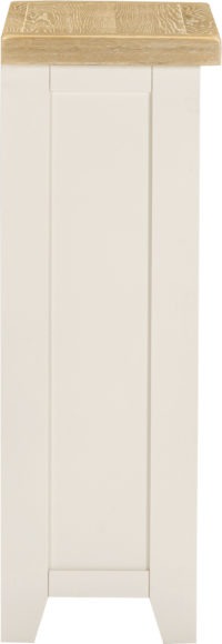 Seconique Windsor Low Bookcase Ivory/Oak