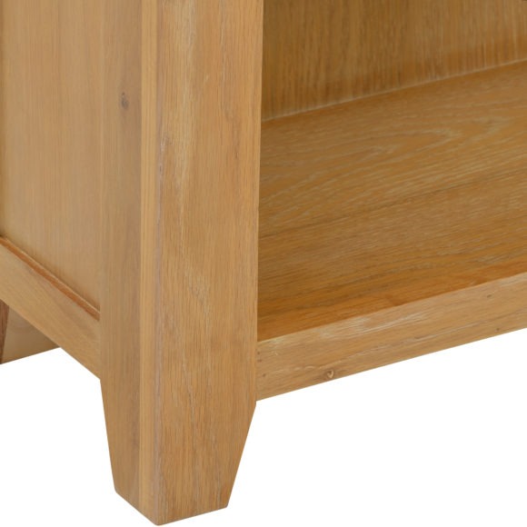 Seconique Windsor Low Bookcase Natural Oak