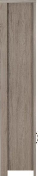 Seconique Zurich 1 Door Bookcase Grey Wood Grain