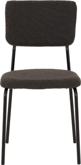 Seconique Sheldon Chair (Box Of 4) Grey Boucle Fabric
