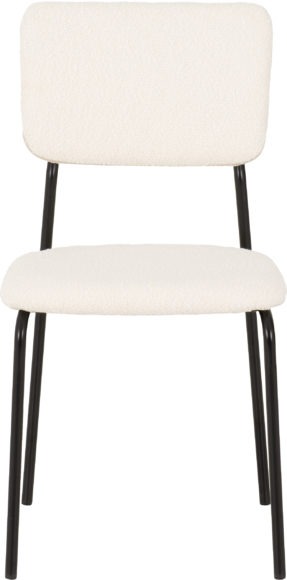 Seconique Sheldon Chair (Box Of 4) Ivory Boucle Fabric