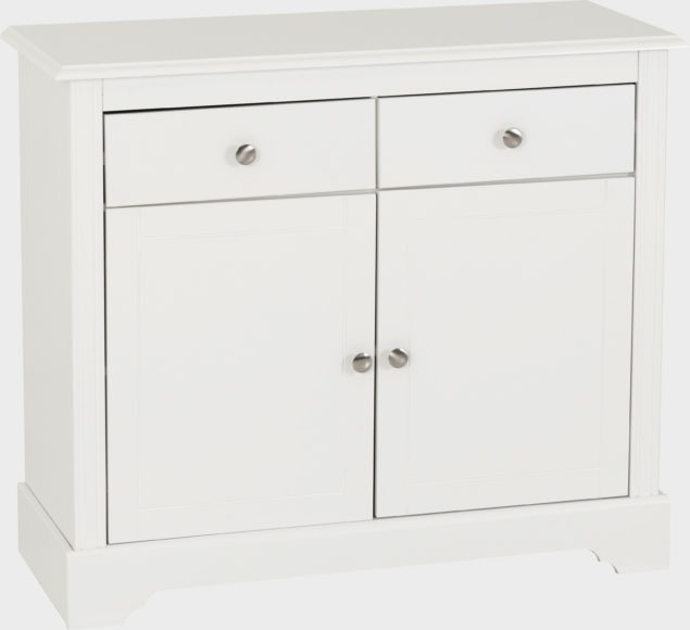 Seconique Stratford 2 Door 2 Drawer Sideboard White