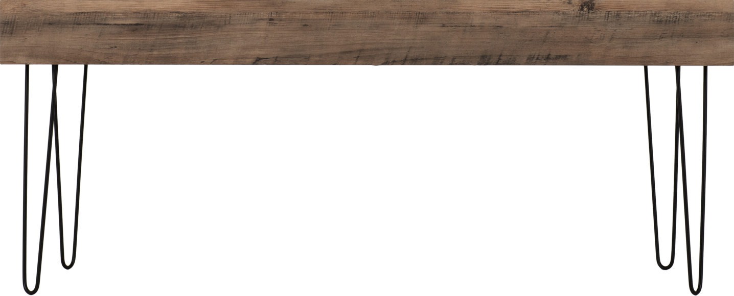 Seconique Troy Coffee Table Medium Oak Effect/Black