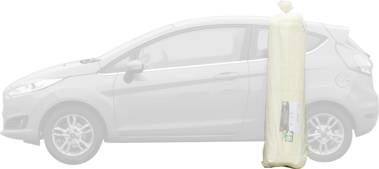 Seconique Venus 3' Memory Cool Rolled Mattress White Fabric