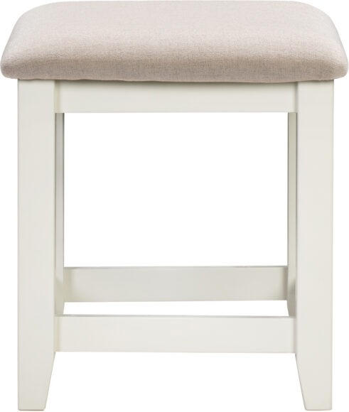 Seconique Windsor Dressing Table Stool Ivory/Oat Fabric