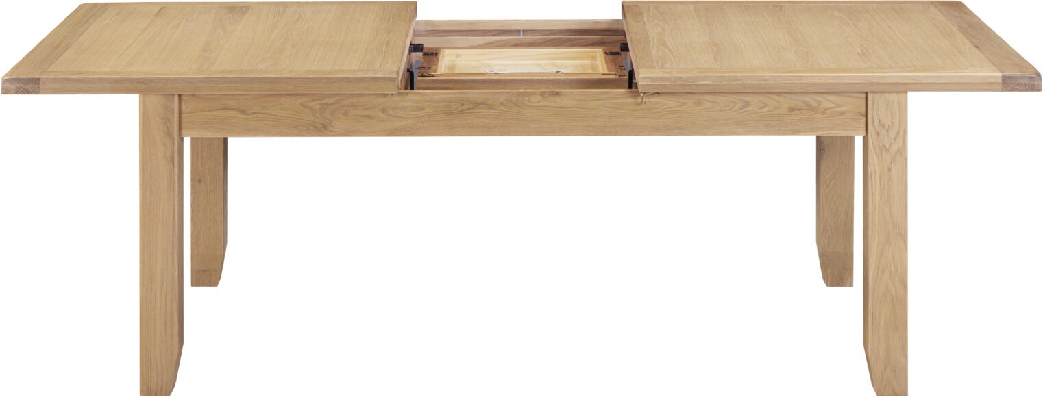 Seconique Windsor Large Extending Dining Table Natural Oak