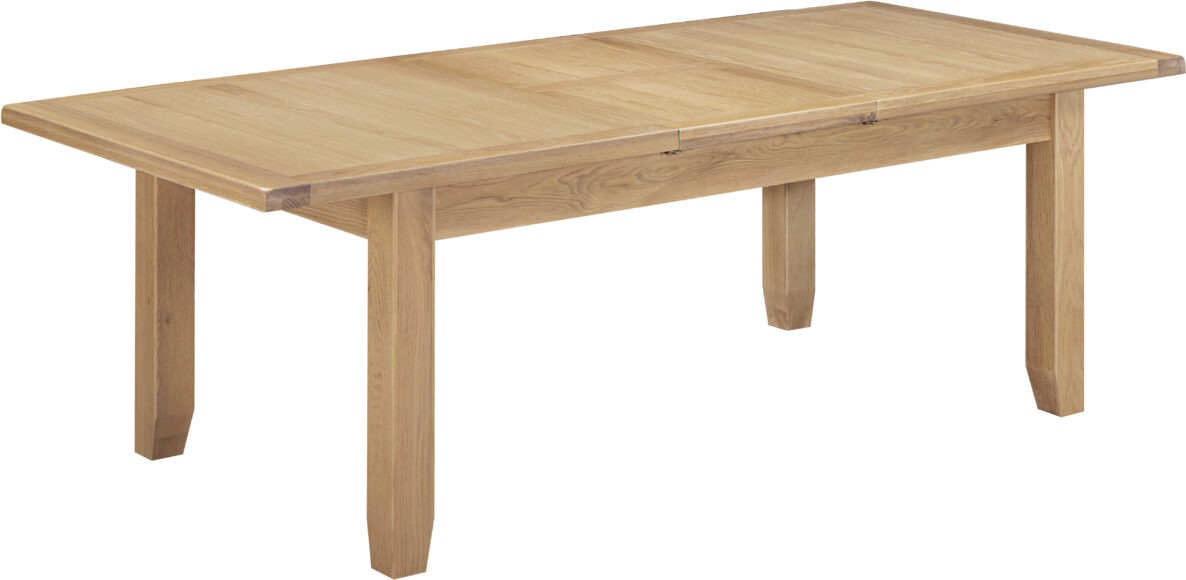 Seconique Windsor Large Extending Dining Table Natural Oak