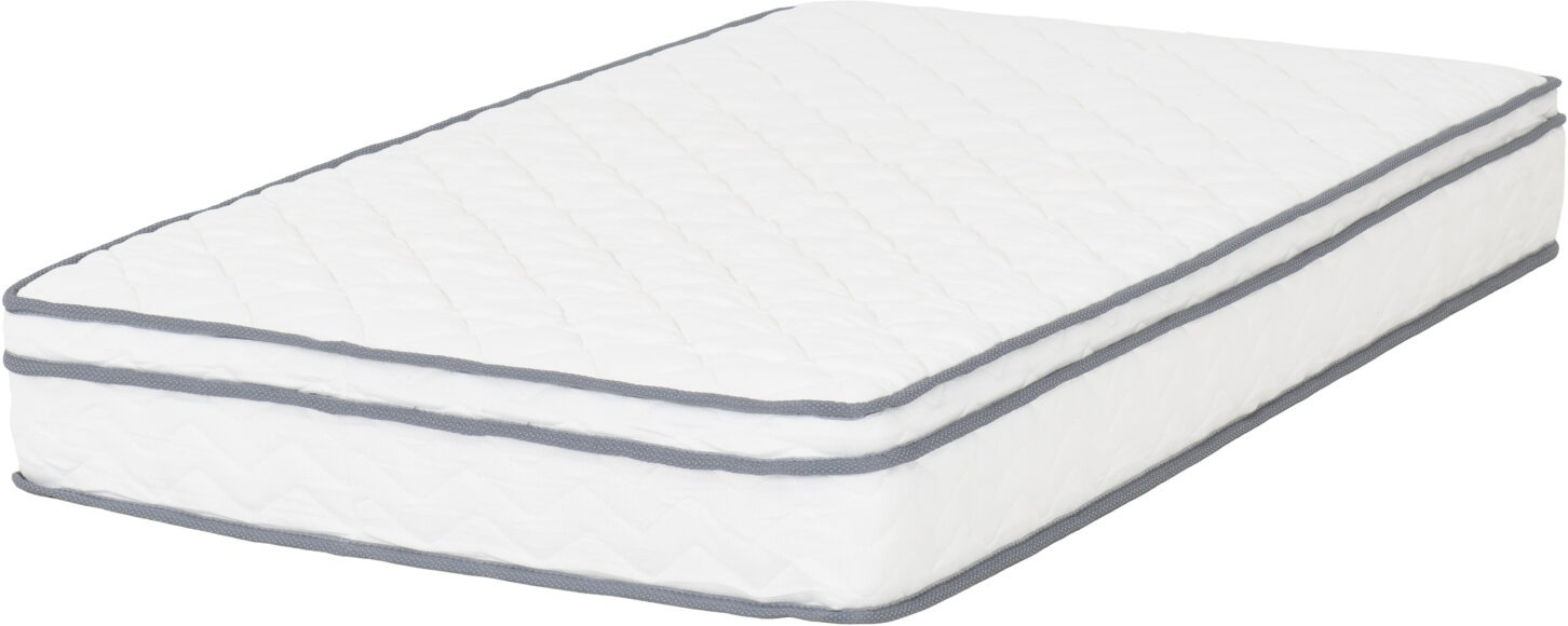 seconique Yasmin 4'6" Roll-Up Mattress 24cm (Pocket Spring) White