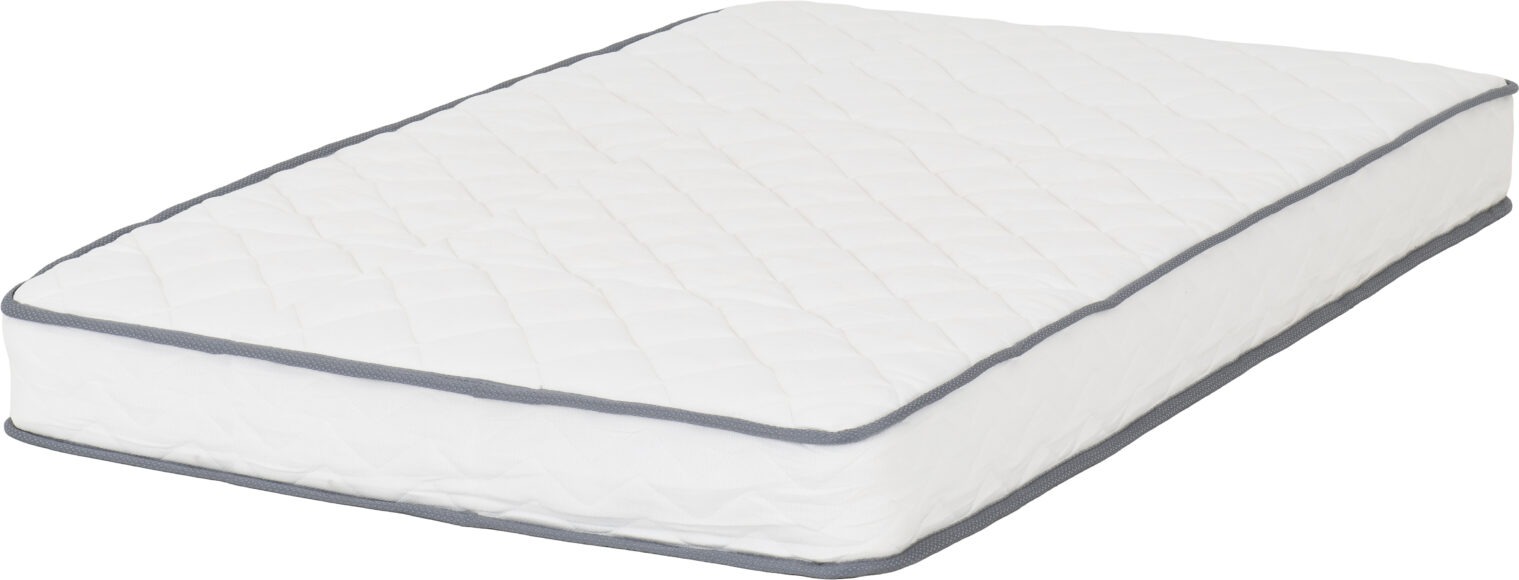 seconique Yasmin 4' Small Double Roll-Up Mattress 18cm (Bonnel Spring) White