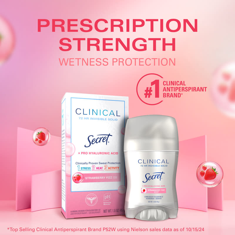 Secret Clinical Strength Invisible Solid Antiperspirant Deodorant