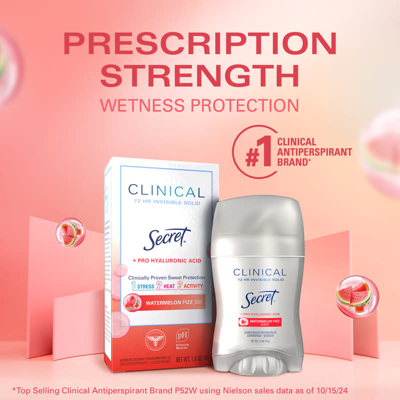 Secret Clinical Strength Invisible Solid Antiperspirant Deodorant