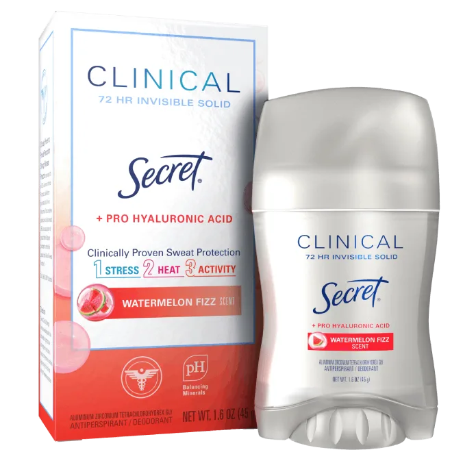 secret Clinical Strength Invisible Solid Antiperspirant Deodorant