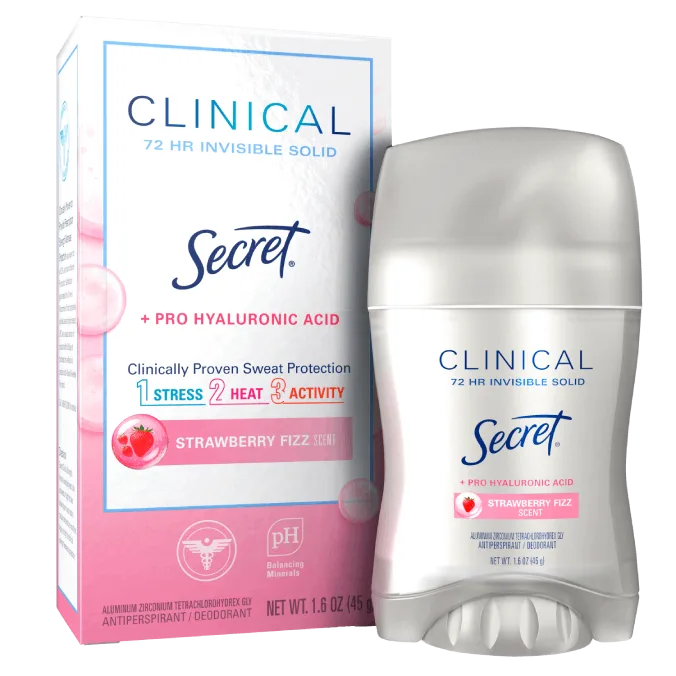 secret Clinical Strength Invisible Solid Antiperspirant Deodorant