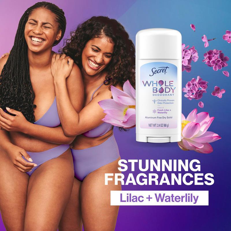 Secret Aluminum Free Whole Body Deodorant Stick