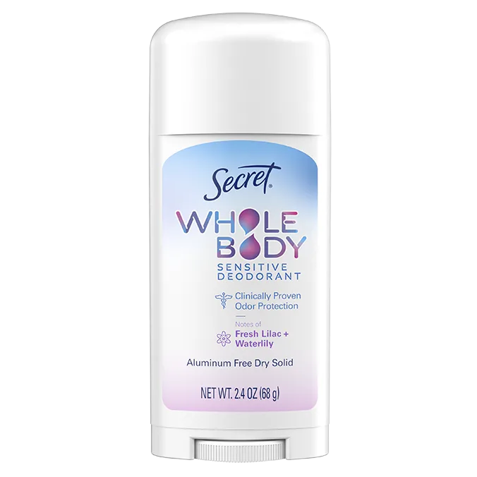 secret Aluminum Free Whole Body Deodorant Stick