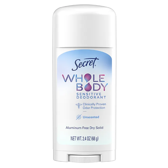 secret Aluminum Free Whole Body Deodorant Stick