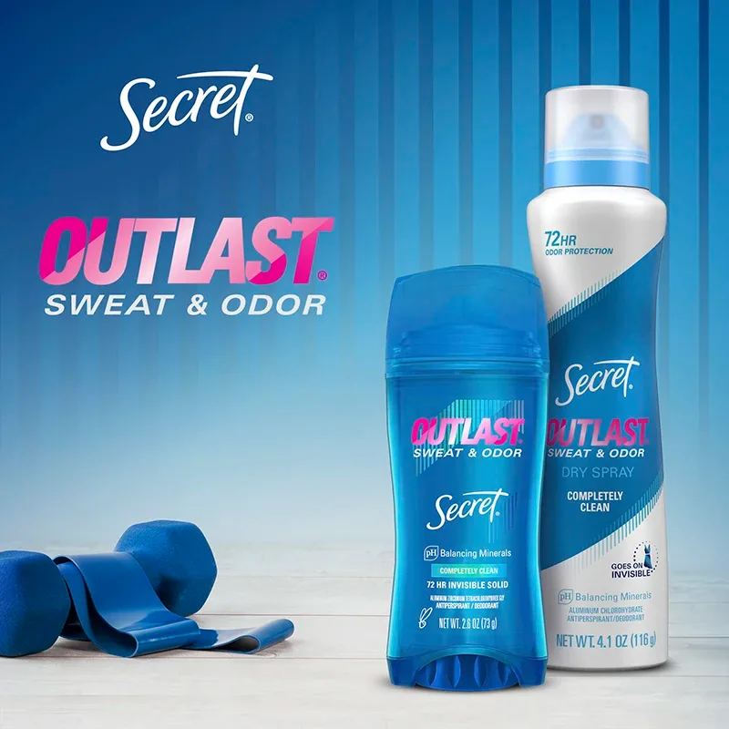 Secret Outlast Clear Gel Deodorant