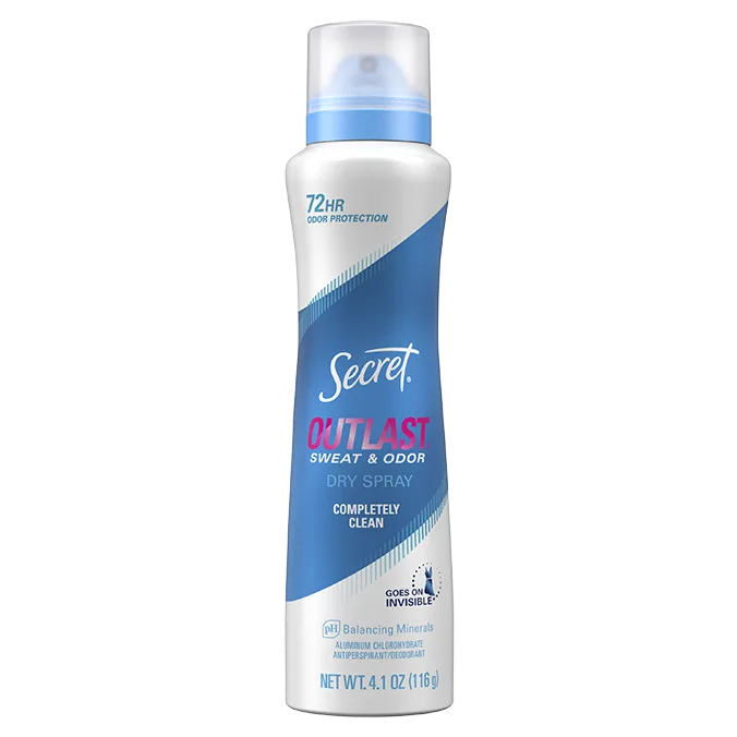secret Outlast Dry Spray Antiperspirant & Deodorant