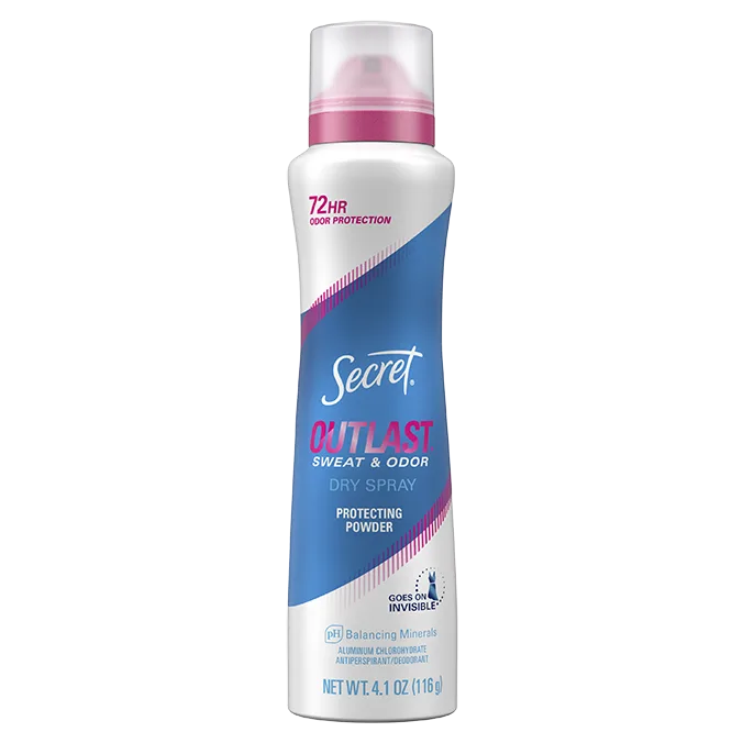 secret Outlast Dry Spray Antiperspirant & Deodorant