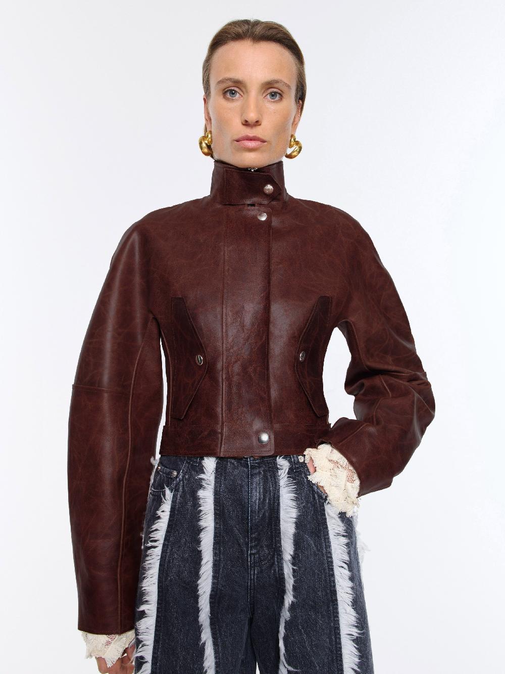 Séfr Iris Leather Jacket