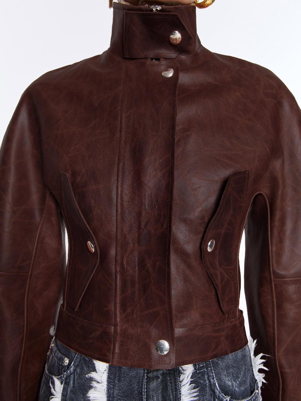 Séfr Iris Leather Jacket