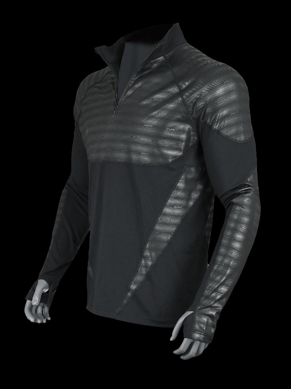 Seirus Mens Heatwave™ Performance Base Layer ¼ Zip Mock Neck Top