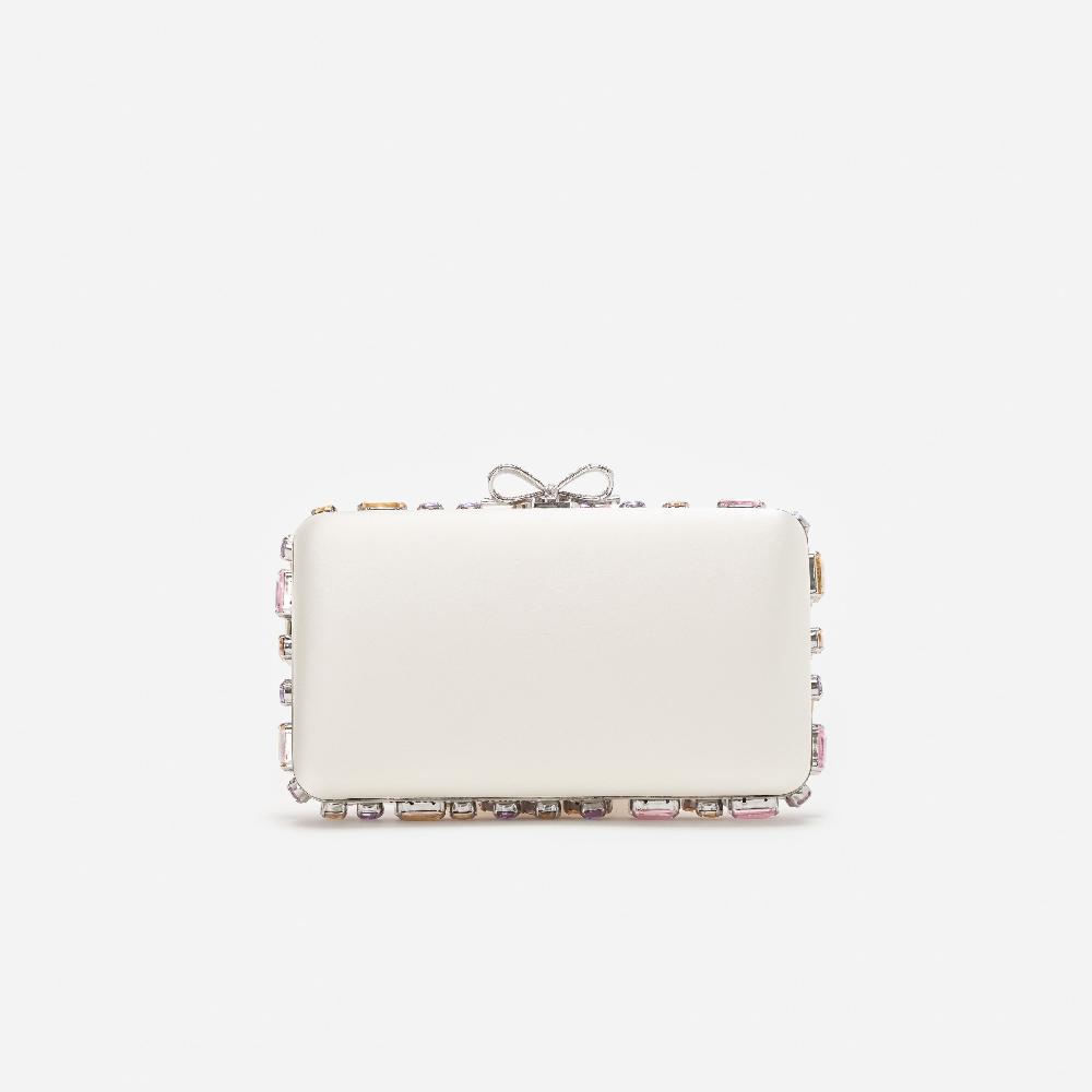Self Portrait Multi Crystal Embellished Clutch Bag BAGS