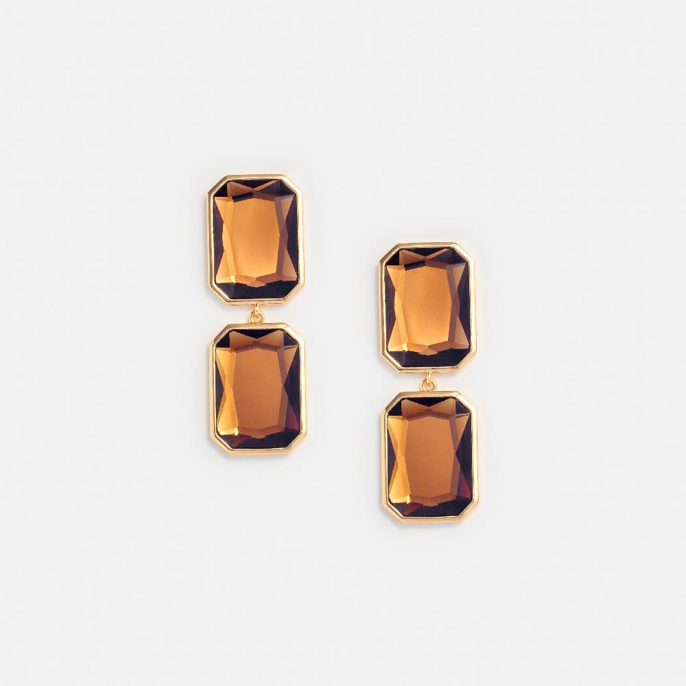 self portrait Amber Tiered Earrings JEWELLERY