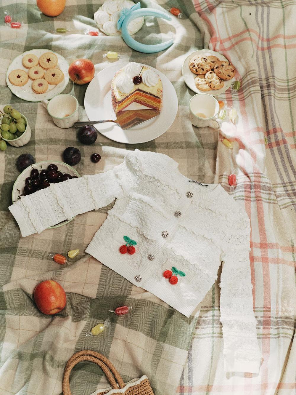 Self Portrait Aqua Flower Bow Headband KIDS