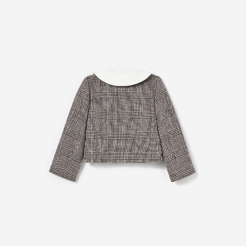 Self Portrait Black Check Jacket KIDS