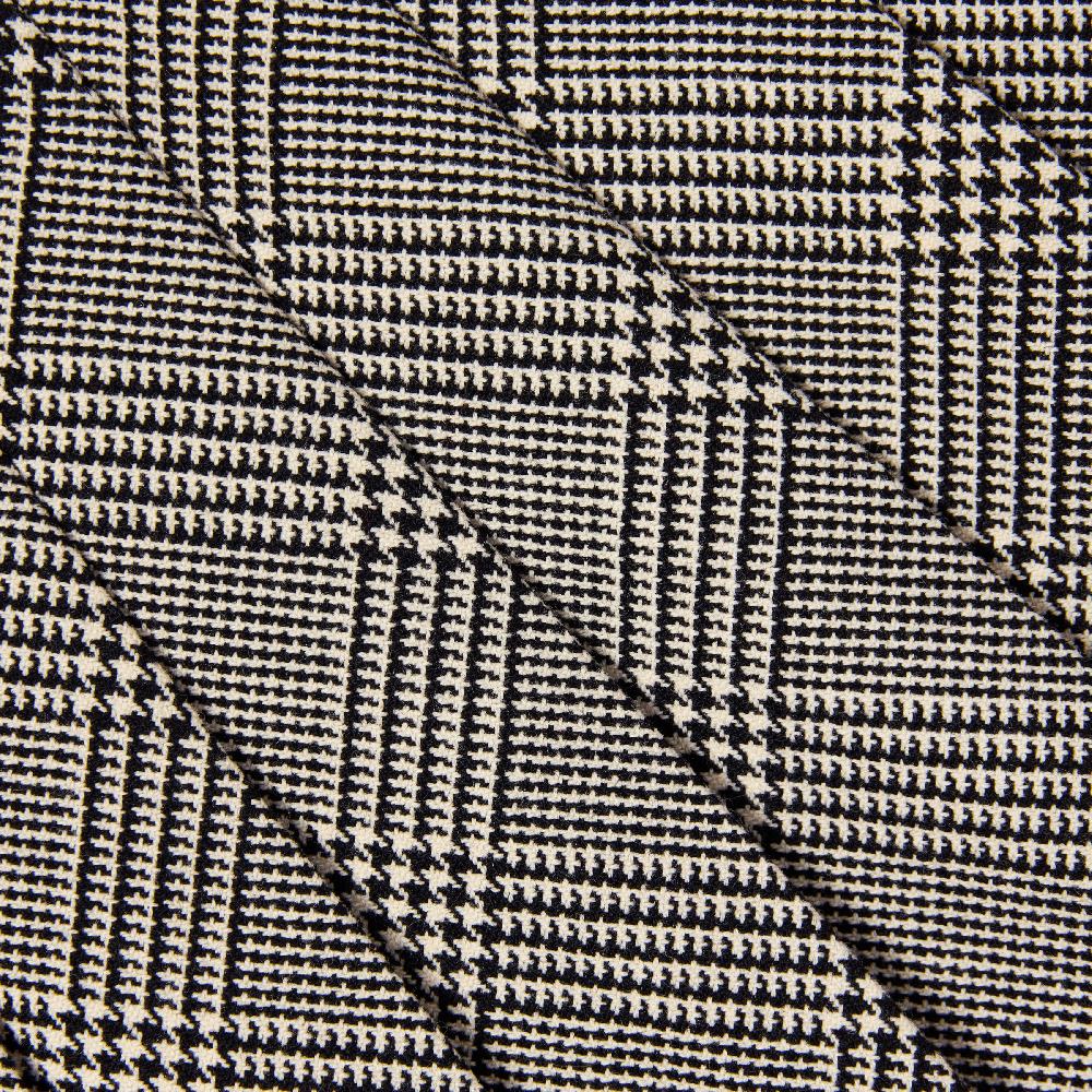 Self Portrait Black Check Pleated Skirt KIDS